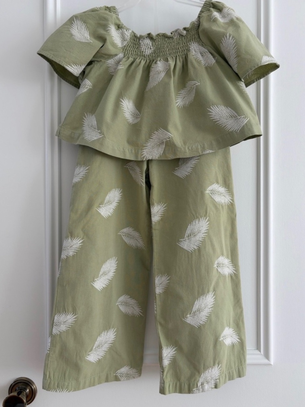 Zara Green Girls Set